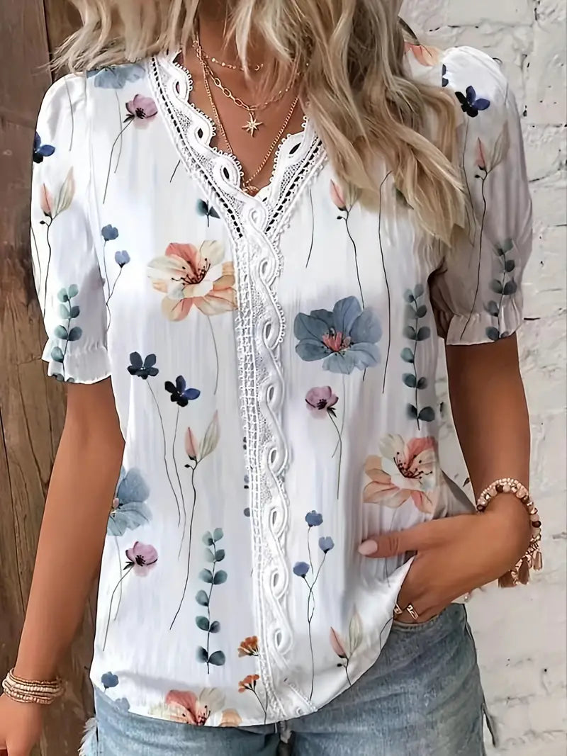 Elsa™ Blouse Met Bloemenprint