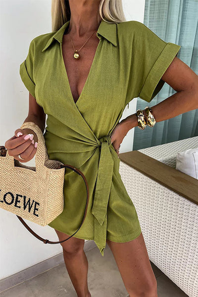 Kelly™ Korte Mouw Jumpsuit