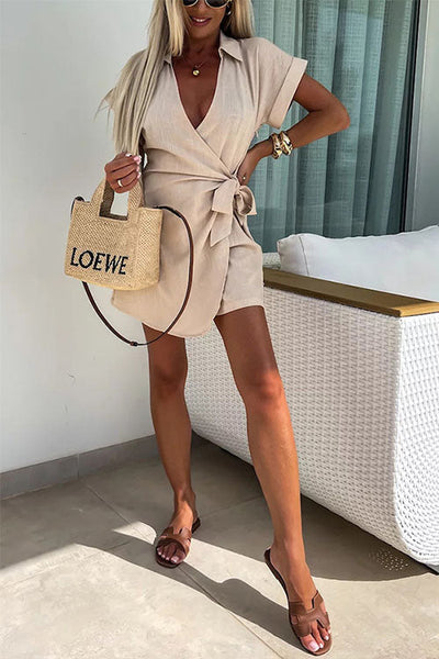 Kelly™ Korte Mouw Jumpsuit