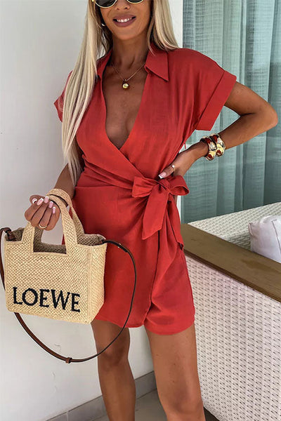 Kelly™ Korte Mouw Jumpsuit