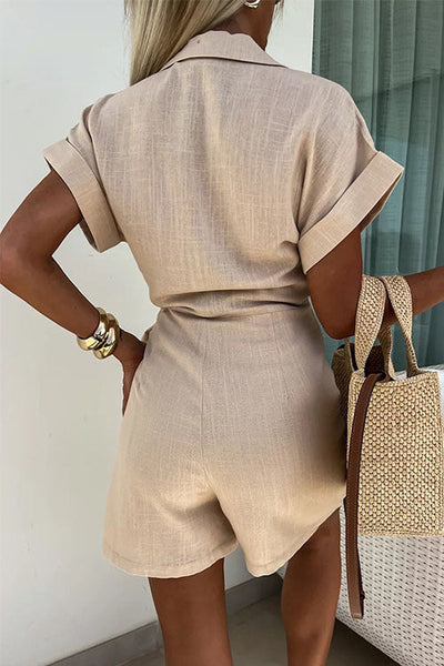 Kelly™ Korte Mouw Jumpsuit