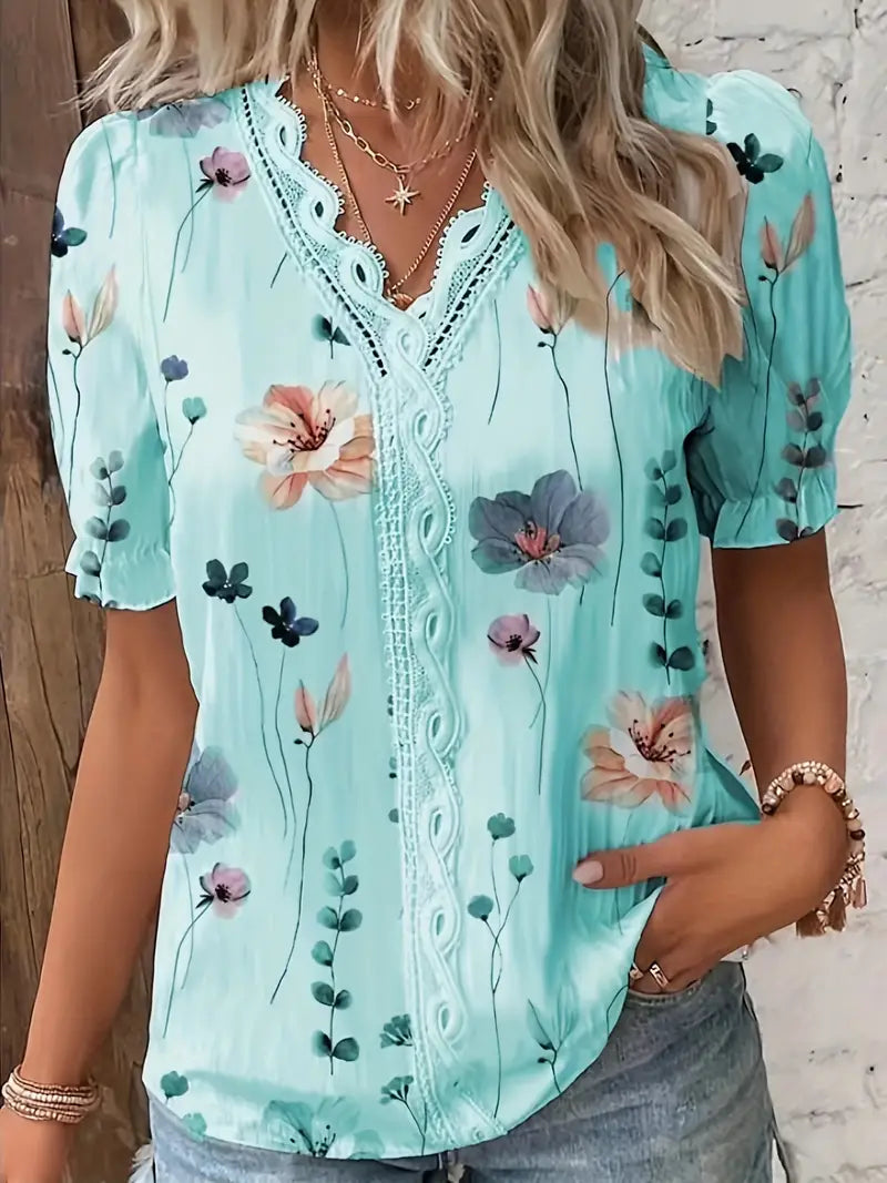 Elsa™ Blouse Met Bloemenprint