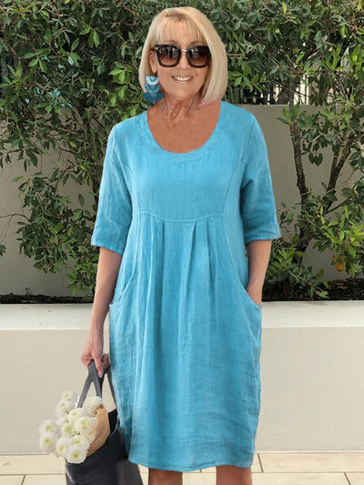 Hanna™ Oversized Jurk Met Zakken