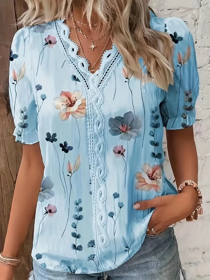 Elsa™ Blouse Met Bloemenprint