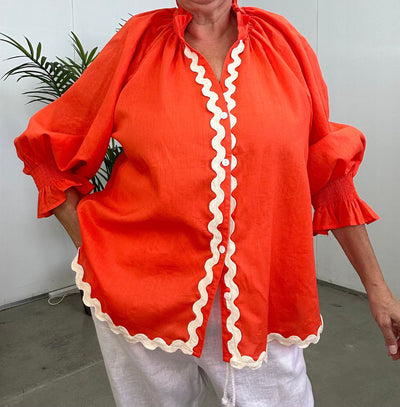 Ines™ Oversized Linnen Shirt