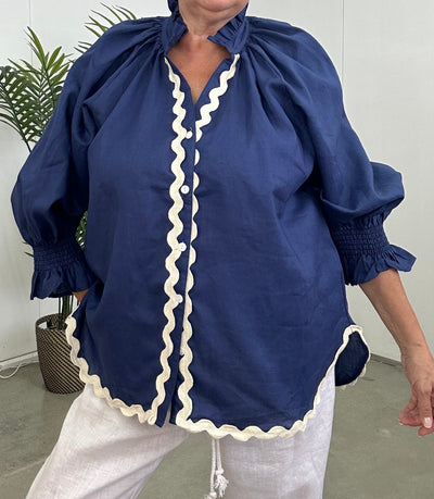 Ines™ Oversized Linnen Shirt