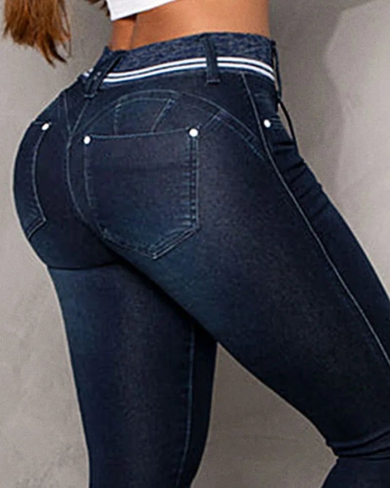 Camille™ Capri Jeans Met Trekkoord