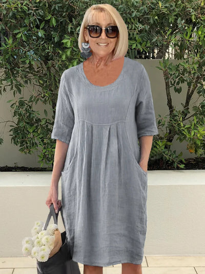 Hanna™ Oversized Jurk Met Zakken
